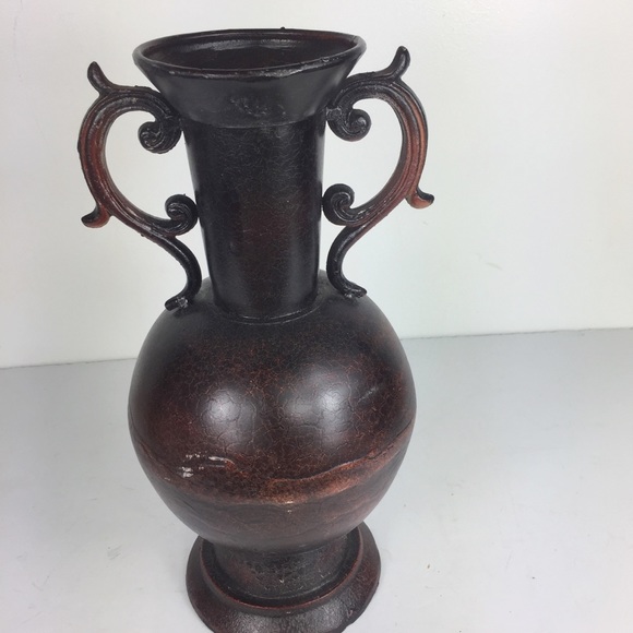 Vintage Antique Farmhouse Popbelly Urn Vase - Picture 2 of 3